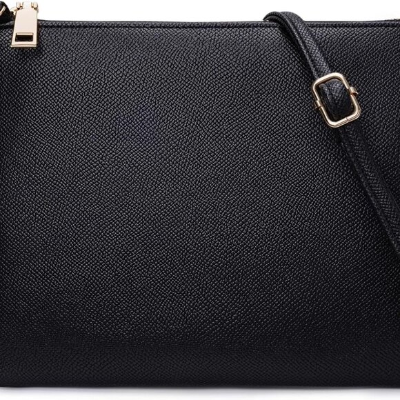 Trendy Small Crossbody Bags for Women Vegan Leather Simple Shoulder Purses Clutc - Picture 1 of 6